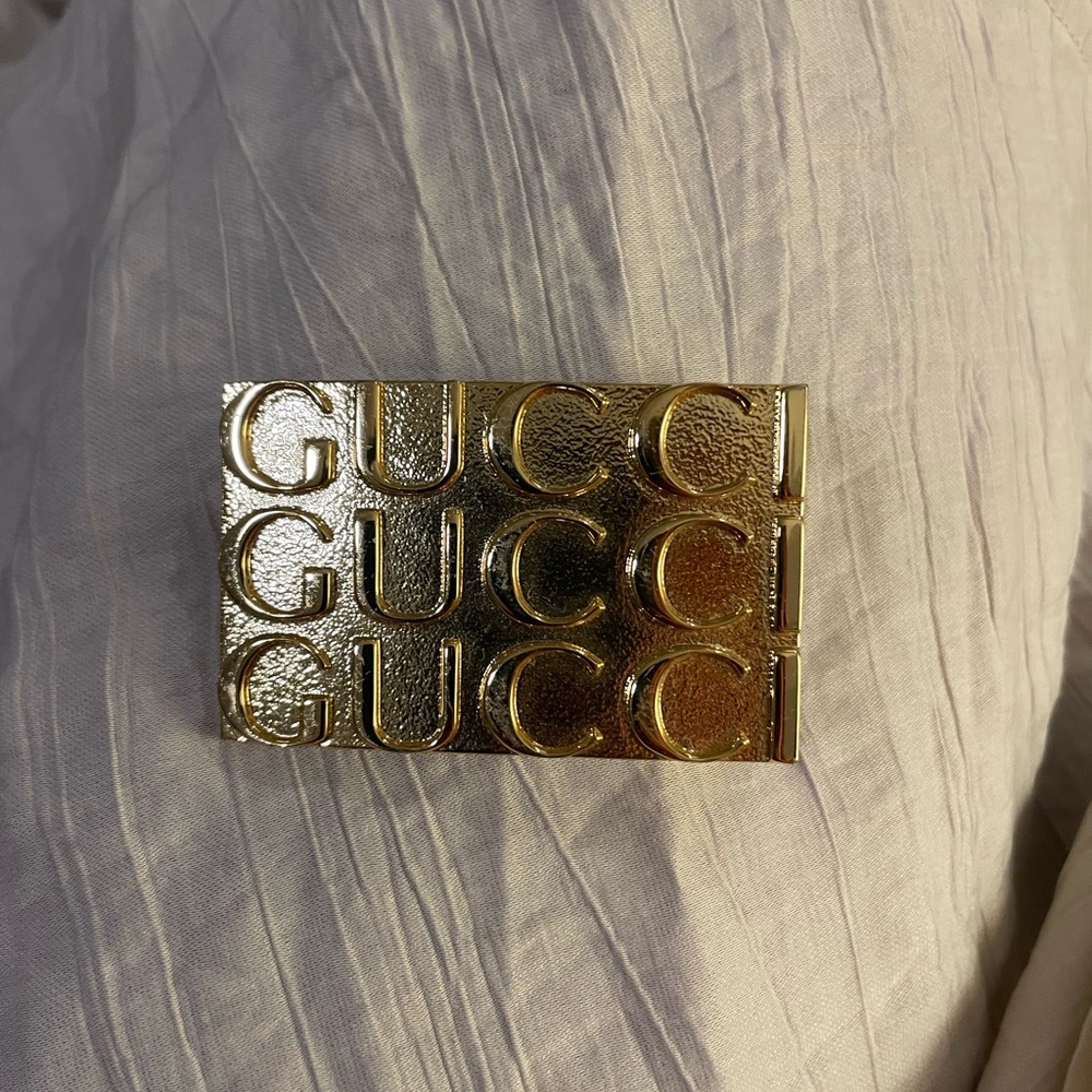 Gucci Gold vintage belt buckle